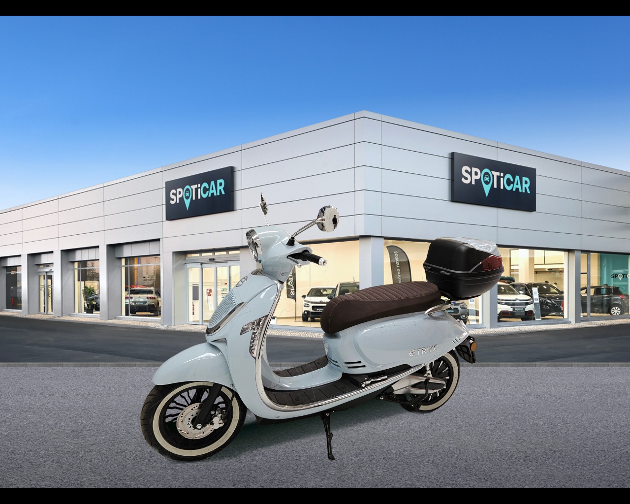 ETRIKO BASIC SCOOTER ELETTRICO 2000W 45KMH 60V 26AH CON BAULETTO Aziendale - 1