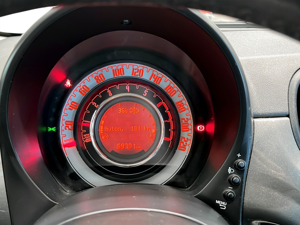 FIAT 500 1.2 Lounge 69cv my18 Benzina usato - 9