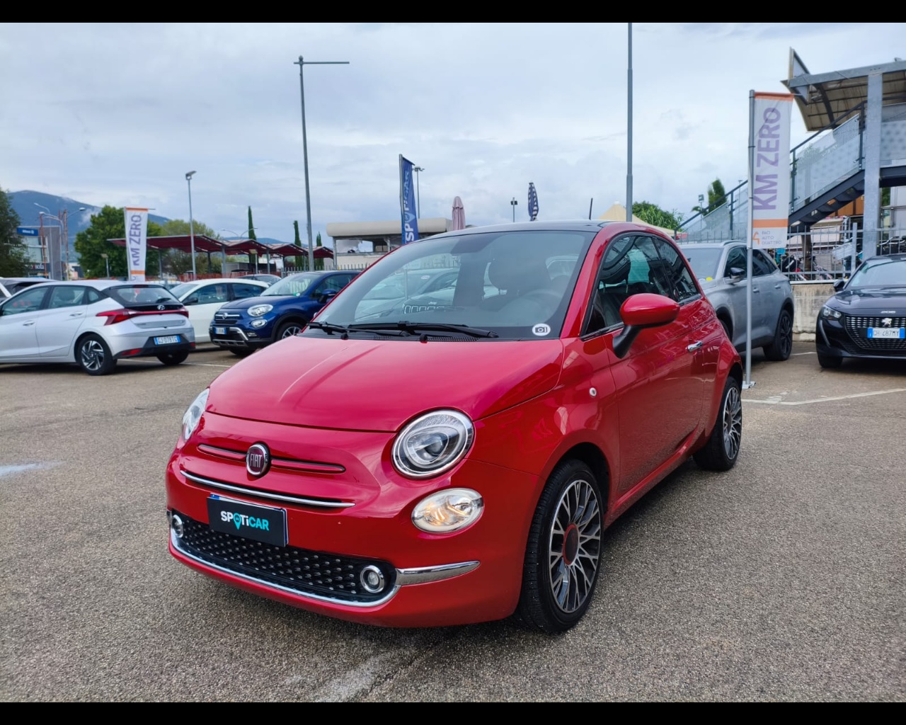 FIAT 500 1.0 hybrid (Red) 70cv usata per neopatentati
