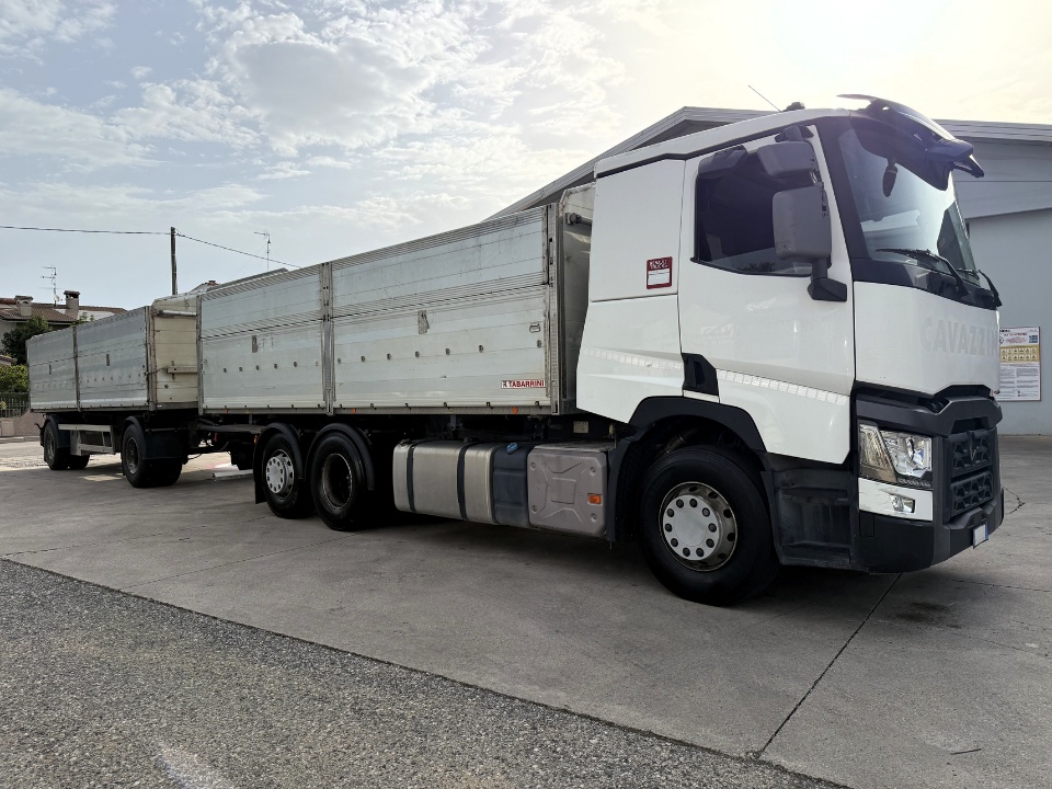 RENAULT T 460 RIBALTABILE BILATERALE + RIMORCHIO