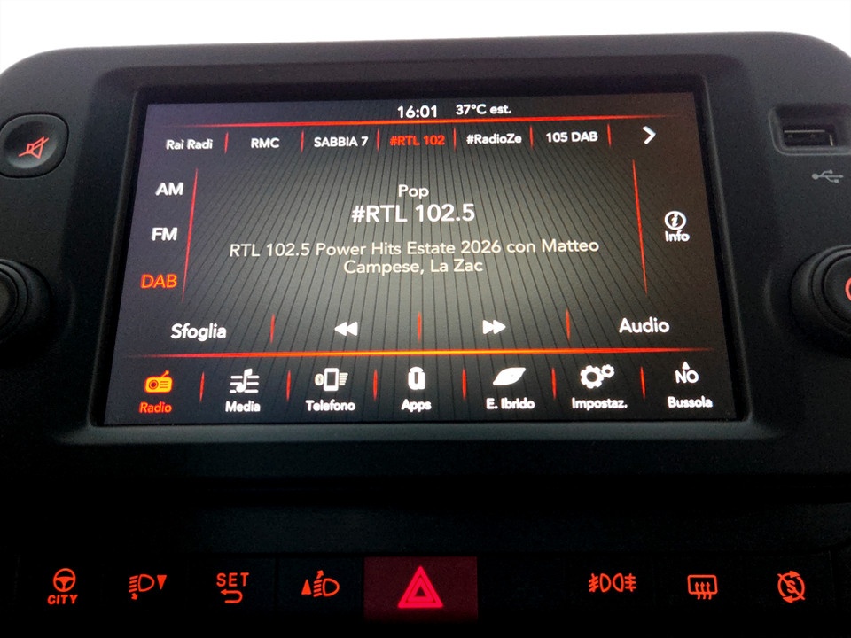 FIAT Panda 1.0 firefly hybrid Cross s&s 70cv 5p.ti Ibrida usato - 9