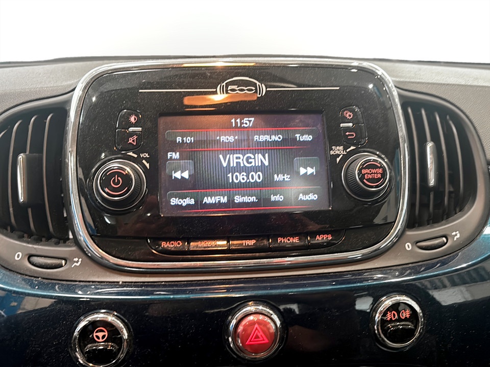 FIAT 500 1.2 Lounge 69cv Benzina usato - 9