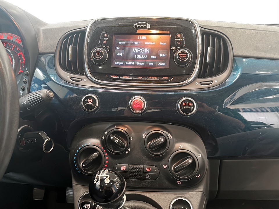 FIAT 500 1.2 Lounge 69cv Benzina usato - 14