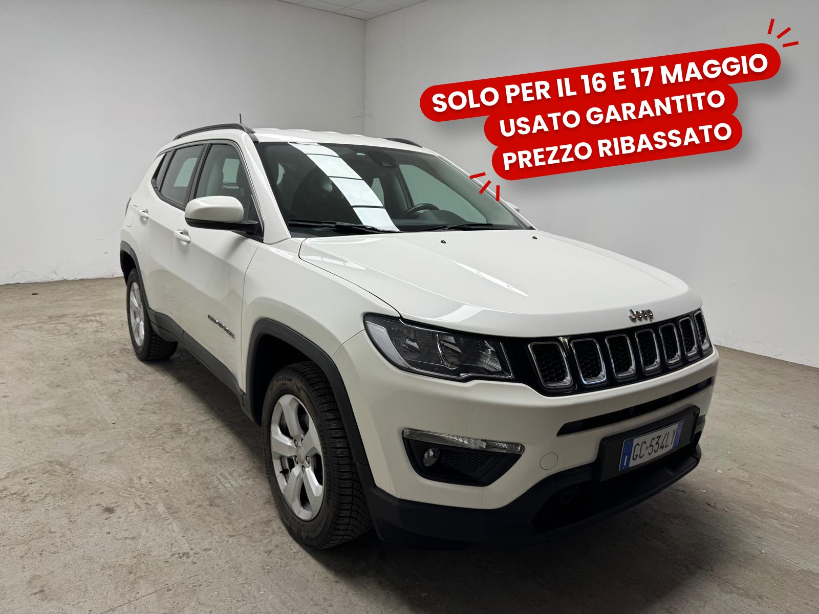 JEEP Compass Compass 2.0 mjt Longitude 4wd 140cv my19