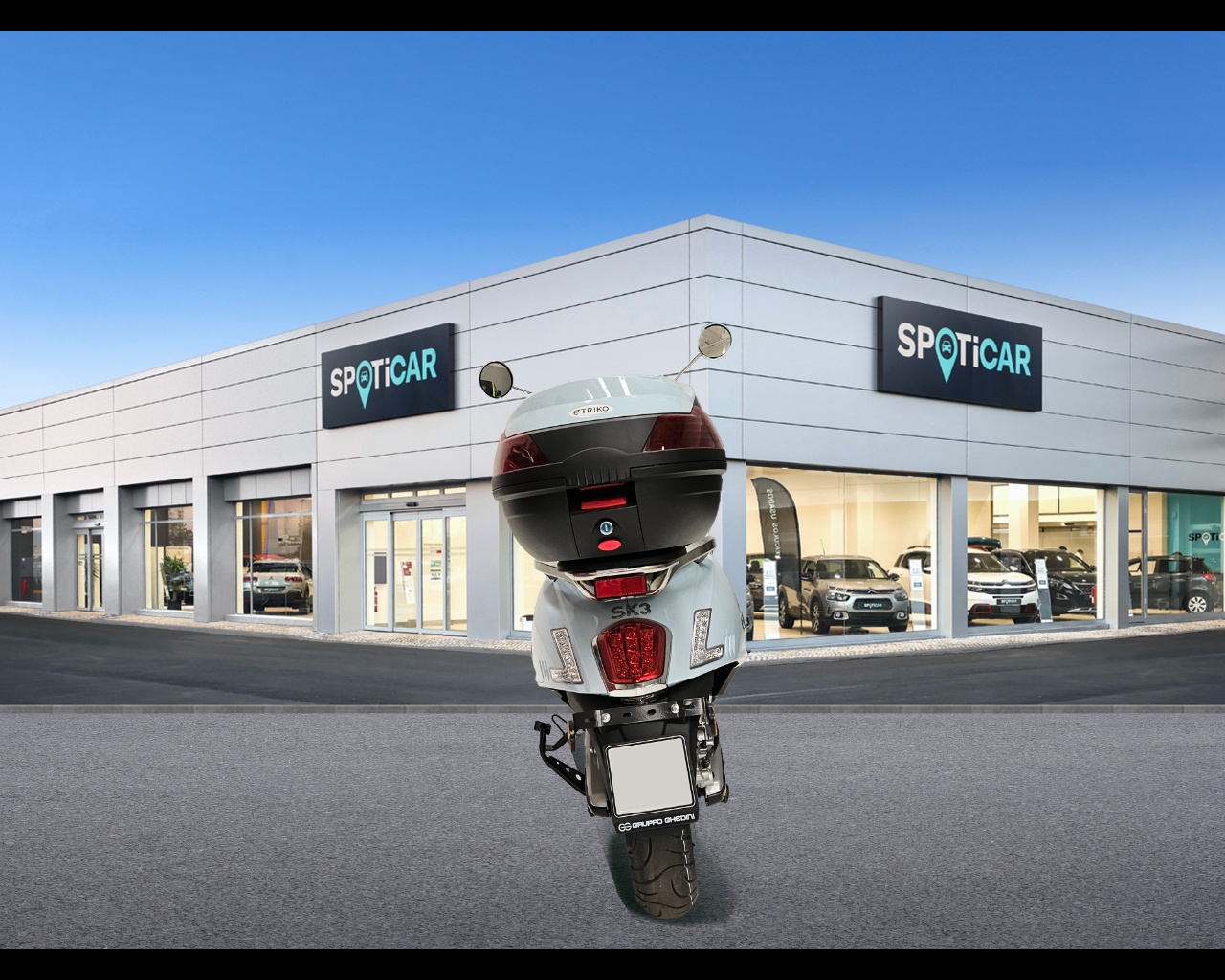 ETRIKO BASIC SCOOTER ELETTRICO 2000W 45KMH 60V 26AH CON BAULETTO Aziendale - 2