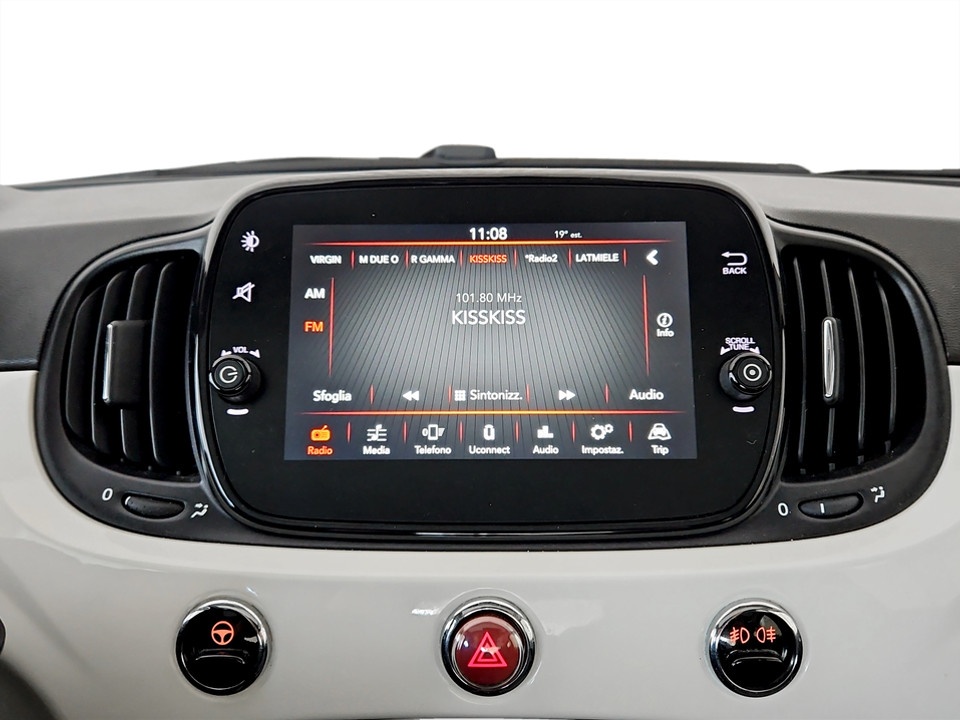 FIAT 500 1.2 Lounge 69cv my18 Benzina usato - 10