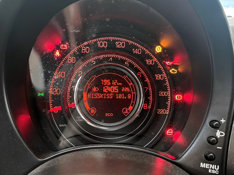 FIAT 500 0.9 t.air t. Lounge 85cv Benzina usato - 8