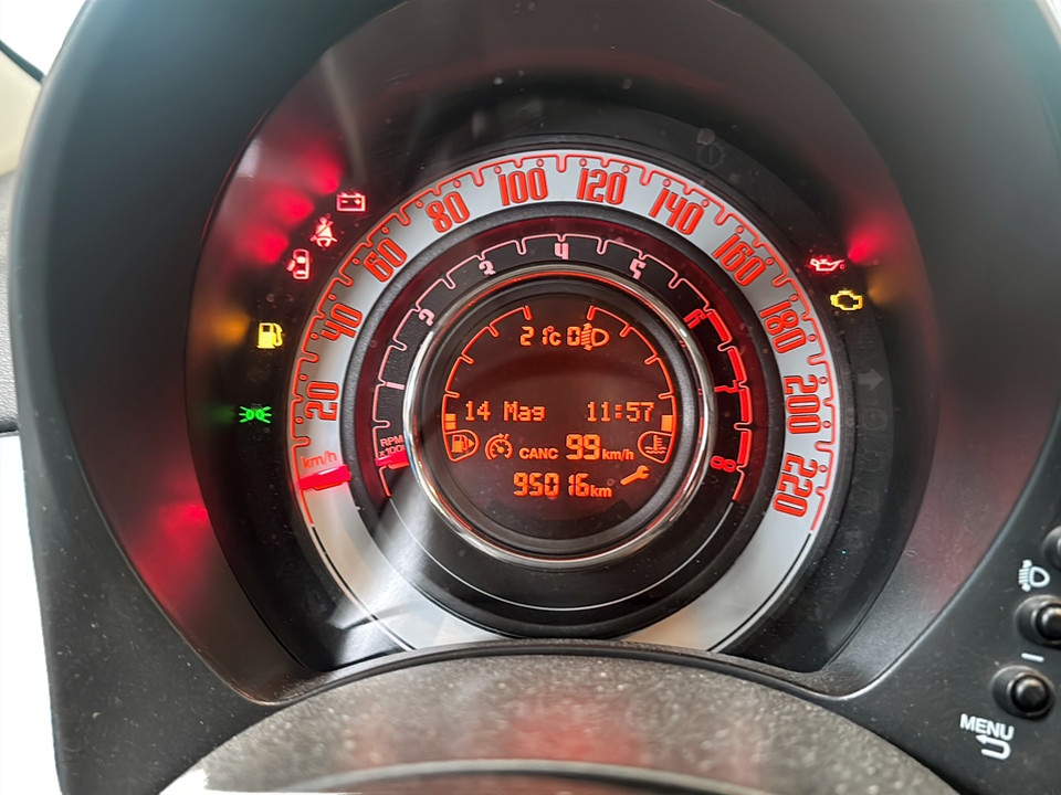 FIAT 500 1.2 Lounge 69cv Benzina usato - 8