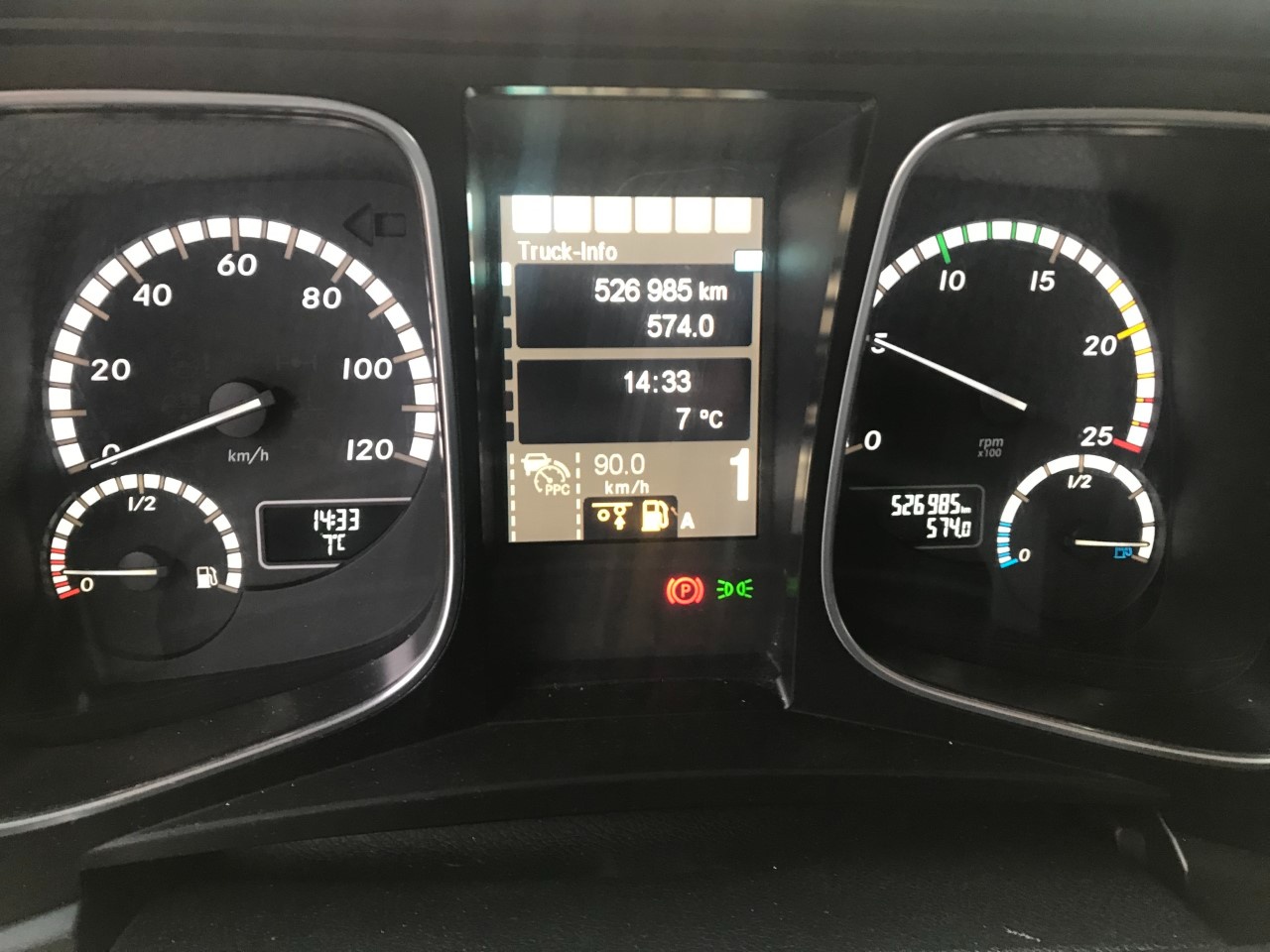 Mercedes Actros actros 2543 L flat cab. Str.Sp. 2,5 Euro VI - 12