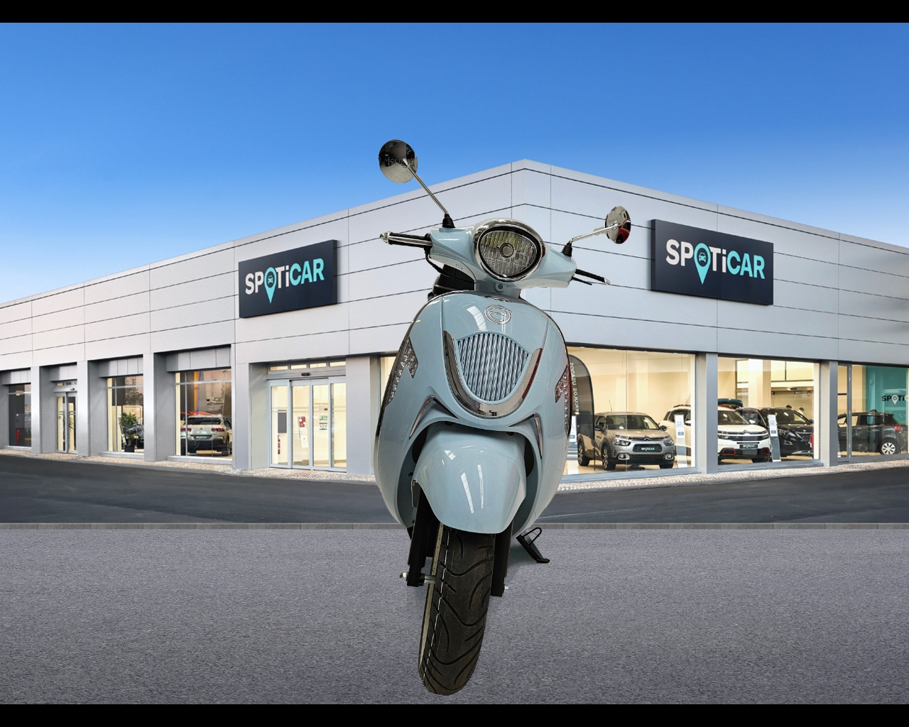 ETRIKO BASIC SCOOTER ELETTRICO 2000W 45KMH 60V 26AH CON BAULETTO  Aziendale